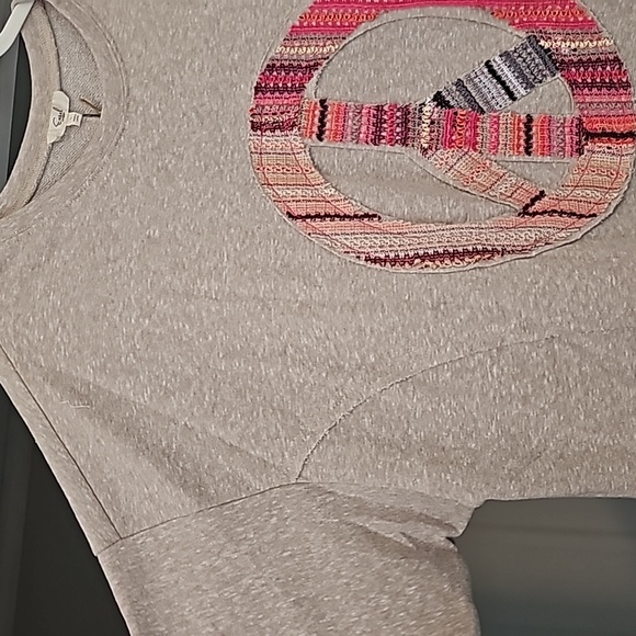 NWT Three Bird Nest Easel Peace of Mind crochet embroidered half-length sleeves - Picture 17 of 17